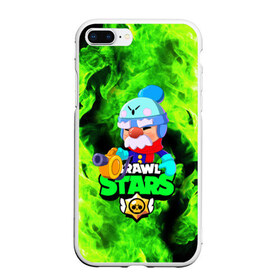 Чехол для iPhone 7Plus/8 Plus матовый с принтом BRAWL STARS GALE в Кировске, Силикон | Область печати: задняя сторона чехла, без боковых панелей | Тематика изображения на принте: bibi | brawl stars | coach mike | crow | gale | leon | leon shark | max | mecha crow | mortis | mr.p | phoenix | sally leon | sandy | spike | sprout | tara | unicorn | virus 8 bit | werewolf | ворон | оборотень