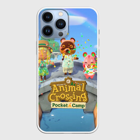 Чехол для iPhone 13 Pro Max с принтом ANIMAL CROSSING в Кировске,  |  | animal crossing:new horizons | game | nintendo | анимал кроссинг | животные | звери | игра | нинтендо | пересечение животных