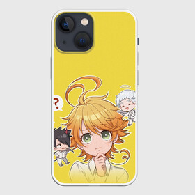 Чехол для iPhone 13 mini с принтом Обещанный Неверленд в Кировске,  |  | anime | emma | mango | the promised neverland | yakusoku no neverland | аниме | манга | обещанная страна грёз | обещанный неверленд