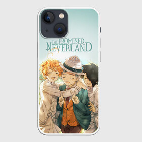 Чехол для iPhone 13 mini с принтом The Promised Neverland в Кировске,  |  | anime | emma | mango | the promised neverland | yakusoku no neverland | аниме | манга | обещанная страна грёз | обещанный неверленд