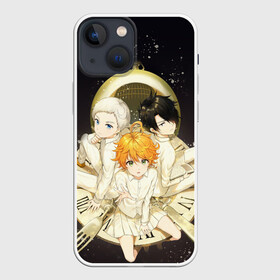 Чехол для iPhone 13 mini с принтом Обещанный Неверленд в Кировске,  |  | anime | emma | mango | the promised neverland | yakusoku no neverland | аниме | манга | обещанная страна грёз | обещанный неверленд