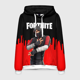 Мужская толстовка 3D с принтом FORTNITE x IKONIK в Кировске, 100% полиэстер | двухслойный капюшон со шнурком для регулировки, мягкие манжеты на рукавах и по низу толстовки, спереди карман-кенгуру с мягким внутренним слоем. | deadmau5 | fortnite | fortnite 2 | fortnite x маршмелло | ikonik | marshmello | ninja | ninja streamer | raven | travis scott | ворон | иконик | ниндзя | пили | рейвен | трэвис скотт | фортнайт