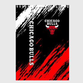 Скетчбук с принтом CHICAGO BULLS в Кировске, 100% бумага
 | 48 листов, плотность листов — 100 г/м2, плотность картонной обложки — 250 г/м2. Листы скреплены сверху удобной пружинной спиралью | bulls | chicago | chicago bulls | nba | red bulls | usa | америка | быки | нба | сша | чикаго буллс