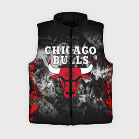 Женский жилет утепленный 3D с принтом CHICAGO BULLS в Кировске,  |  | bulls | chicago | chicago bulls | nba | red bulls | usa | америка | быки | нба | сша | чикаго буллс