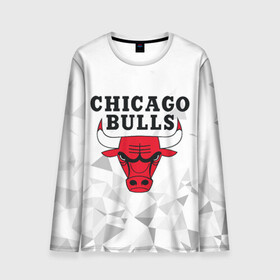 Мужской лонгслив 3D с принтом CHICAGO BULLS в Кировске, 100% полиэстер | длинные рукава, круглый вырез горловины, полуприлегающий силуэт | bulls | chicago | chicago bulls | nba | red bulls | usa | америка | быки | нба | сша | чикаго буллс