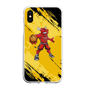 Чехол для iPhone XS Max матовый с принтом MICHAEL JORDAN в Кировске, Силикон | Область печати: задняя сторона чехла, без боковых панелей | chicago bulls | michael jordan | баскетбол | джордан | лучший | последний танец (the last dance) | сезон