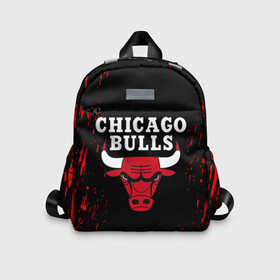 Детский рюкзак 3D с принтом CHICAGO BULLS | ЧИКАГО БУЛЛС в Кировске, 100% полиэстер | лямки с регулируемой длиной, сверху петелька, чтобы рюкзак можно было повесить на вешалку. Основное отделение закрывается на молнию, как и внешний карман. Внутри дополнительный карман. По бокам два дополнительных кармашка | Тематика изображения на принте: bulls | chicago | chicago bulls | nba | red bulls | usa | америка | быки | нба | сша | чикаго буллс