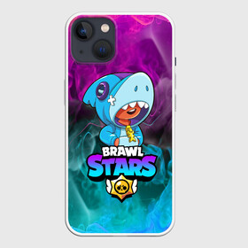 Чехол для iPhone 13 с принтом BRAWL STARS LEON SHARK в Кировске,  |  | bibi | brawl stars | coach mike | crow | gale | leon | leon shark | max | mecha crow | mortis | mr.p | phoenix | sally leon | sandy | spike | sprout | tara | unicorn | virus 8 bit | werewolf | ворон | оборотень