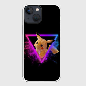 Чехол для iPhone 13 mini с принтом Пика Пика в Кировске,  |  | pikachu | неон | пика пика | пикачу