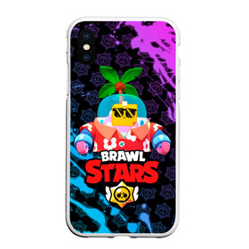 Чехол для iPhone XS Max матовый с принтом BRAWL STARS (NEW SPROUT) [9] в Кировске, Силикон | Область печати: задняя сторона чехла, без боковых панелей | Тематика изображения на принте: 8 bit | android | brawl | brawl stars | clash | clash royale | game | leon | royale | sprout | stars | андроид | игра | кольт | леон | мобильные игры | спраут