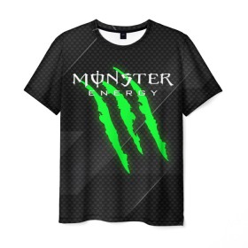 Мужская футболка 3D с принтом MONSTER ENERGY (Z) в Кировске, 100% полиэфир | прямой крой, круглый вырез горловины, длина до линии бедер | black monster | bmx | claw | cybersport | energy | monster | monster energy | moto | motocross | race | sport | киберспорт | когти | монстер энерджи | монстр | мото | мотокросс | ралли | скейтбординг | спорт | то | энергия