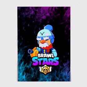 Постер с принтом BRAWL STARS GALE. в Кировске, 100% бумага
 | бумага, плотность 150 мг. Матовая, но за счет высокого коэффициента гладкости имеет небольшой блеск и дает на свету блики, но в отличии от глянцевой бумаги не покрыта лаком | 8 bit | brawl stars | crow | gale | leon | leon shark | max | mecha | mecha crow | mr.p | sally leon | shark | tara | virus 8 bit | werewolf leon | акула | берли | бравл старс | ворон | макс | оборотень