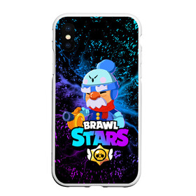 Чехол для iPhone XS Max матовый с принтом BRAWL STARS GALE в Кировске, Силикон | Область печати: задняя сторона чехла, без боковых панелей | 8 bit | brawl stars | crow | gale | leon | leon shark | max | mecha | mecha crow | mr.p | sally leon | shark | tara | virus 8 bit | werewolf leon | акула | берли | бравл старс | ворон | макс | оборотень