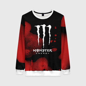 Женский свитшот 3D с принтом MONSTER ENERGY в Кировске, 100% полиэстер с мягким внутренним слоем | круглый вырез горловины, мягкая резинка на манжетах и поясе, свободная посадка по фигуре | energy | honda | mercedes | monster energy | porsche | racing | sport | toyota | автомобил | автомобильные | марка | машины | митсубиси | монстр | монстр энерджи | порше | спорт | тесла | тойота | хонда