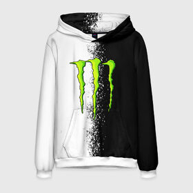 Мужская толстовка 3D с принтом MONSTER ENERGY в Кировске, 100% полиэстер | двухслойный капюшон со шнурком для регулировки, мягкие манжеты на рукавах и по низу толстовки, спереди карман-кенгуру с мягким внутренним слоем. | black monster | bmx | claw | cybersport | energy | monster | monster energy | moto | motocross | race | sport | киберспорт | когти | монстер энерджи | монстр | мото | мотокросс | ралли | скейтбординг | спорт | энергия