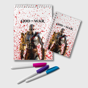 Блокнот с принтом GOD OF WAR в Кировске, 100% бумага | 48 листов, плотность листов — 60 г/м2, плотность картонной обложки — 250 г/м2. Листы скреплены удобной пружинной спиралью. Цвет линий — светло-серый
 | ascension | betrayal | chains of olympus | cratos | ghost of sparta | god of war | hack and slash | kratos | бог войны | кратос