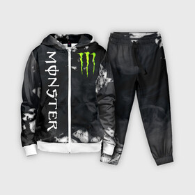 Детский костюм 3D с принтом MONSTER ENERGY в Кировске,  |  | black monster | bmx | claw | cybersport | energy | monster | monster energy | moto | motocross | race | sport | киберспорт | когти | монстер энерджи | монстр | мото | мотокросс | ралли | скейтбординг | спорт | энергия