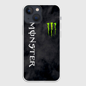 Чехол для iPhone 13 mini с принтом MONSTER ENERGY в Кировске,  |  | black monster | bmx | claw | cybersport | energy | monster | monster energy | moto | motocross | race | sport | киберспорт | когти | монстер энерджи | монстр | мото | мотокросс | ралли | скейтбординг | спорт | энергия
