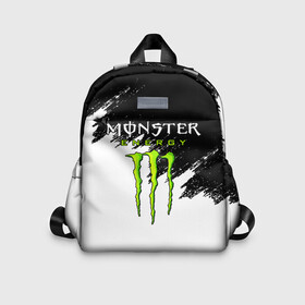 Детский рюкзак 3D с принтом MONSTER ENERGY в Кировске, 100% полиэстер | лямки с регулируемой длиной, сверху петелька, чтобы рюкзак можно было повесить на вешалку. Основное отделение закрывается на молнию, как и внешний карман. Внутри дополнительный карман. По бокам два дополнительных кармашка | black monster | bmx | claw | cybersport | energy | monster | monster energy | moto | motocross | race | sport | киберспорт | когти | монстер энерджи | монстр | мото | мотокросс | ралли | скейтбординг | спорт | энергия