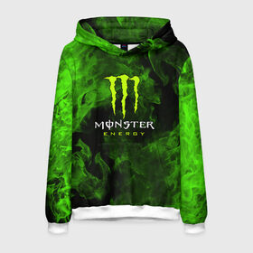 Мужская толстовка 3D с принтом MONSTER ENERGY в Кировске, 100% полиэстер | двухслойный капюшон со шнурком для регулировки, мягкие манжеты на рукавах и по низу толстовки, спереди карман-кенгуру с мягким внутренним слоем. | black monster | bmx | claw | cybersport | energy | monster | monster energy | moto | motocross | race | sport | киберспорт | когти | монстер энерджи | монстр | мото | мотокросс | ралли | скейтбординг | спорт | энергия