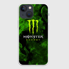 Чехол для iPhone 13 mini с принтом MONSTER ENERGY в Кировске,  |  | black monster | bmx | claw | cybersport | energy | monster | monster energy | moto | motocross | race | sport | киберспорт | когти | монстер энерджи | монстр | мото | мотокросс | ралли | скейтбординг | спорт | энергия