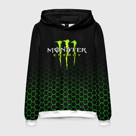 Мужская толстовка 3D с принтом MONSTER ENERGY в Кировске, 100% полиэстер | двухслойный капюшон со шнурком для регулировки, мягкие манжеты на рукавах и по низу толстовки, спереди карман-кенгуру с мягким внутренним слоем. | black monster | bmx | claw | cybersport | energy | monster | monster energy | moto | motocross | race | sport | киберспорт | когти | монстер энерджи | монстр | мото | мотокросс | ралли | скейтбординг | спорт | энергия