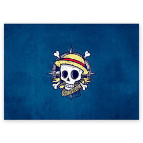 Поздравительная открытка с принтом Straw hat pirates в Кировске, 100% бумага | плотность бумаги 280 г/м2, матовая, на обратной стороне линовка и место для марки
 | monkey d. luffy | nami | one piece | аниме | большой куш | луффи | манки де луффи | нами | пиратская | пираты | тони | череп | чоппер | шляпа