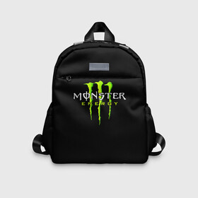 Детский рюкзак 3D с принтом MONSTER ENERGY в Кировске, 100% полиэстер | лямки с регулируемой длиной, сверху петелька, чтобы рюкзак можно было повесить на вешалку. Основное отделение закрывается на молнию, как и внешний карман. Внутри дополнительный карман. По бокам два дополнительных кармашка | Тематика изображения на принте: black monster | bmx | claw | cybersport | energy | monster | monster energy | moto | motocross | race | sport | киберспорт | когти | монстер энерджи | монстр | мото | мотокросс | ралли | скейтбординг | спорт | энергия