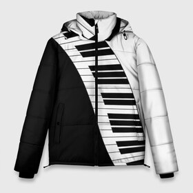 Мужская зимняя куртка 3D с принтом Piano Пианино в Кировске, верх — 100% полиэстер; подкладка — 100% полиэстер; утеплитель — 100% полиэстер | длина ниже бедра, свободный силуэт Оверсайз. Есть воротник-стойка, отстегивающийся капюшон и ветрозащитная планка. 

Боковые карманы с листочкой на кнопках и внутренний карман на молнии. | black | piano | white | белая | белое | инструмент | клавиши | клавишы | музыка | музыкальный | музыкант | ноты | пиан | пианино | подарок | прикол | текстура | фортепиано | чб | черная | черно | черно белое