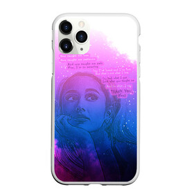 Чехол для iPhone 11 Pro Max матовый с принтом Ariana Grande Thank You Next в Кировске, Силикон |  | ariana grande | art | lyrics | music | singer | sketch | sky | song | space | thank you | ариана гранде | арт | вселенная | музыка | небо | песня | рисунок | спасибо | стихи | текст