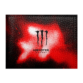 Обложка для студенческого билета с принтом MONSTER ENERGY в Кировске, натуральная кожа | Размер: 11*8 см; Печать на всей внешней стороне | energy | monster energy | монстр | монстр энерджи