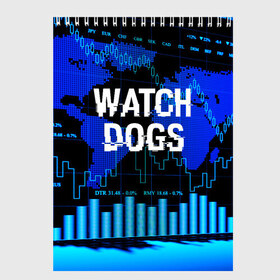 Скетчбук с принтом Watch Dogs в Кировске, 100% бумага
 | 48 листов, плотность листов — 100 г/м2, плотность картонной обложки — 250 г/м2. Листы скреплены сверху удобной пружинной спиралью | ded sec | game | name | ubisoft | watch dogs | watch dogs 2 | watch dogs legion | город | девушка | дрон | игры | имена | компьютеры | пистолет | телефон | технологии | хакер | юби