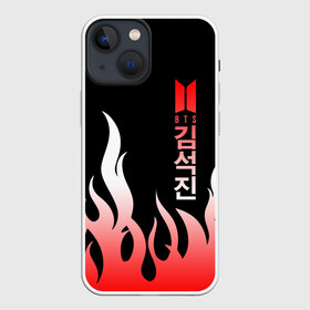 Чехол для iPhone 13 mini с принтом BTS в Кировске,  |  | bangtan | bighit | boy | fake love | j hope | jimin | jin | jungkook | korea | kpop | live | luv | mic drop | rm | suga | v | with | бтс | кей | поп