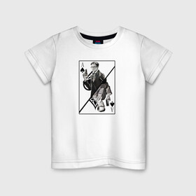 Детская футболка хлопок с принтом Кингсман в Кировске, 100% хлопок | круглый вырез горловины, полуприлегающий силуэт, длина до линии бедер | kingsman | manners maketh man | кингсман