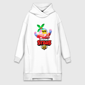 Платье-худи хлопок с принтом BRAWL STARS TROPICAL SPROUT. в Кировске,  |  | brawl stars | crow | gale | leon | leon shark | max | mr.p | sally leon | shark | sprout | tara | tropical sprout | virus 8 bit | werewolf leon | акула | берли | бравл старс | ворон | макс | оборотень