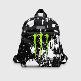 Детский рюкзак 3D с принтом MONSTER ENERGY в Кировске, 100% полиэстер | лямки с регулируемой длиной, сверху петелька, чтобы рюкзак можно было повесить на вешалку. Основное отделение закрывается на молнию, как и внешний карман. Внутри дополнительный карман. По бокам два дополнительных кармашка | Тематика изображения на принте: black monster | bmx | claw | cybersport | energy | monster | monster energy | moto | motocross | race | sport | киберспорт | когти | монстер энерджи | монстр | мото | мотокросс | ралли | скейтбординг | спорт | энергия