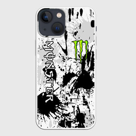 Чехол для iPhone 13 mini с принтом MONSTER ENERGY в Кировске,  |  | black monster | bmx | claw | cybersport | energy | monster | monster energy | moto | motocross | race | sport | киберспорт | когти | монстер энерджи | монстр | мото | мотокросс | ралли | скейтбординг | спорт | энергия