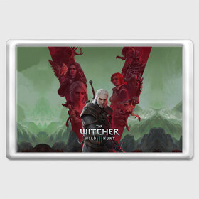 Магнит 45*70 с принтом The Witcher 5-летие в Кировске, Пластик | Размер: 78*52 мм; Размер печати: 70*45 | Тематика изображения на принте: blood and wine | cd project red | games | geralt | hearts of stone | the witcher | wild hunt | ведьмак | геральт | дикая охота | игры | йеннифер | каменные сердца | кровь и вино | трисс | цири