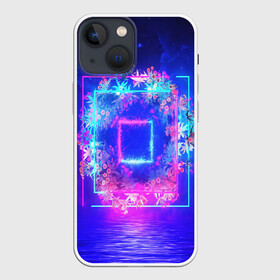 Чехол для iPhone 13 mini с принтом PRO.DIGITAL в Кировске,  |  | abstraction | geometry | optic | optical | pattern | visual | абстракция | геометрия | линии | оптические | оптический узор | полосы | психоделика | разводы | текстуры | узор | узоры | фрактал