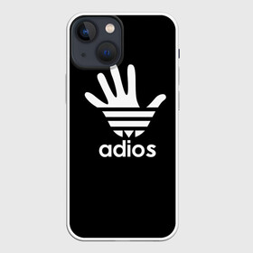 Чехол для iPhone 13 mini с принтом Adios в Кировске,  |  | adidas | adios | адидас | адьос | бренд | ладонь | мем | отпечаток | рука
