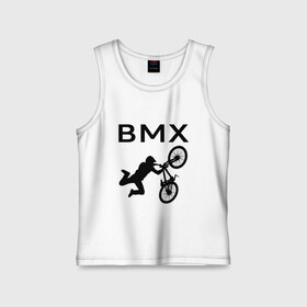 Детская майка хлопок с принтом Велоспорт BMX (Z) в Кировске,  |  | bicycle | bicyclist | bike | biker | bmx | cycle | rider | байкер | бмх | вело | велогонщик | велосепедист | велосипед | гонщик