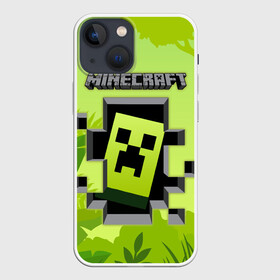 Чехол для iPhone 13 mini с принтом Minecraft в Кировске,  |  | funny | mine | minecraft | mods | noob | pro | skins | story | vs | zombie | данженс | инди | конструктор | майнкрафт | моды | нуб | скин | скрипер | шахта