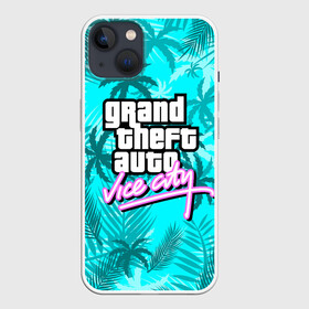 Чехол для iPhone 13 с принтом GTA VICE CITY в Кировске,  |  | grand theft auto | grove street | grove street 4 life | gta | gta 4 | gta 5 | gta sa | gta v | samp | san andreas | грув стрит | игры | самп | сан андреас