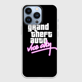 Чехол для iPhone 13 Pro с принтом GTA VICE CITY | ГТА ВАЙ СИТИ в Кировске,  |  | grand theft auto | grove street | grove street 4 life | gta | gta 4 | gta 5 | gta sa | gta v | samp | san andreas | грув стрит | игры | самп | сан андреас