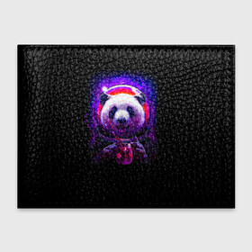 Обложка для студенческого билета с принтом Панда космонавт в Кировске, натуральная кожа | Размер: 11*8 см; Печать на всей внешней стороне | panda | абстракция | арт | галактика | животное | животные | зверь | картинка | космос | неон | панда | рисунок