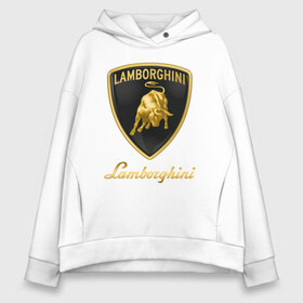 Женское худи Oversize хлопок с принтом LAMBORGHINI в Кировске, френч-терри — 70% хлопок, 30% полиэстер. Мягкий теплый начес внутри —100% хлопок | боковые карманы, эластичные манжеты и нижняя кромка, капюшон на магнитной кнопке | Тематика изображения на принте: auto | brand | lamborghini | sport | авто | автомобиль | автомобильные | бренд | ламборгини | марка | машины | спорт