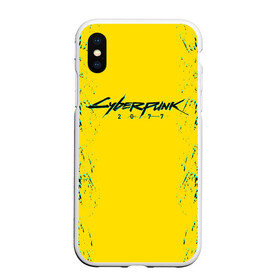 Чехол для iPhone XS Max матовый с принтом CYBERPUNK 2077 SAMURAI КИБЕРПАНК 2077 в Кировске, Силикон | Область печати: задняя сторона чехла, без боковых панелей | cd project red | cyberpunk 2077 | demon | keanu reeves | samurai | smile | демон | киану ривз | киберпанк 2077 | самураи | смайл