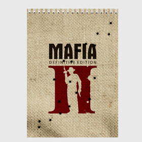 Скетчбук с принтом Mafia 2 в Кировске, 100% бумага
 | 48 листов, плотность листов — 100 г/м2, плотность картонной обложки — 250 г/м2. Листы скреплены сверху удобной пружинной спиралью | 2 | 2020 | definitive | edition | mafia | банда | вито | гангстеры | герои | дон | игра | капоне | компьютерная | корлеоне | крестный | культ | мафия | мешковина | настольная | отец | персонаж | фильм