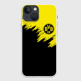 Чехол для iPhone 13 mini с принтом BORUSSIA в Кировске,  |  | borussia | fc | football | football club | sport | боруссия | спорт | спортивные | униформа | фк | футбол | футбольный клуб