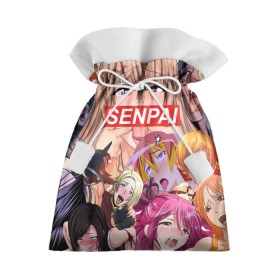 Подарочный 3D мешок с принтом SENPAI в Кировске, 100% полиэстер | Размер: 29*39 см | ahegao | anime | kawai | kowai | oppai | otaku | senpai | sugoi | waifu | yandere | аниме | ахегао | ковай | культура | отаку | семпай | сенпай | тренд | яндере